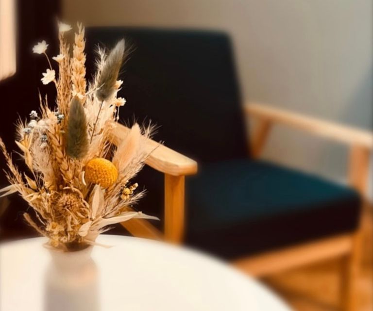 Foto eines Sessels in meinen Praxisräumen